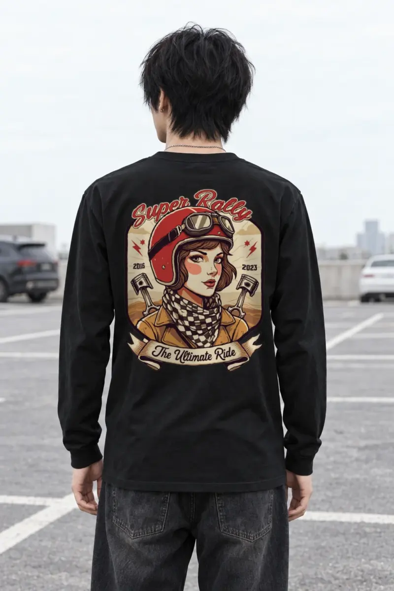 "Super Rally" Unisex Longsleeve T-shirt