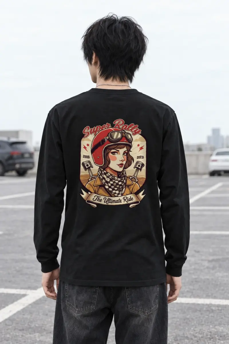 "Super Rally" Unisex Longsleeve T-shirt