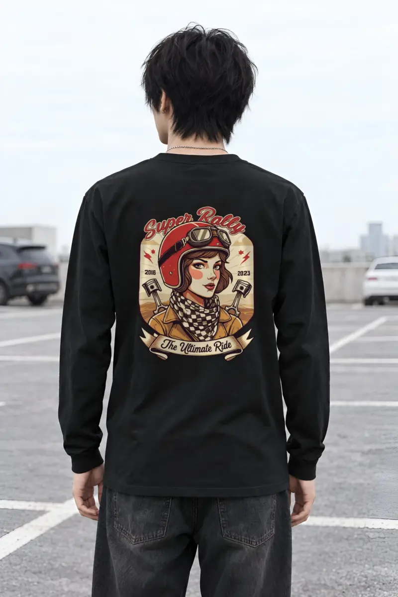 "Super Rally" Unisex Longsleeve T-shirt