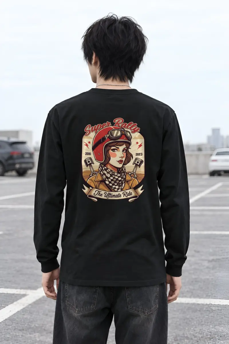 "Super Rally" Unisex Longsleeve T-shirt
