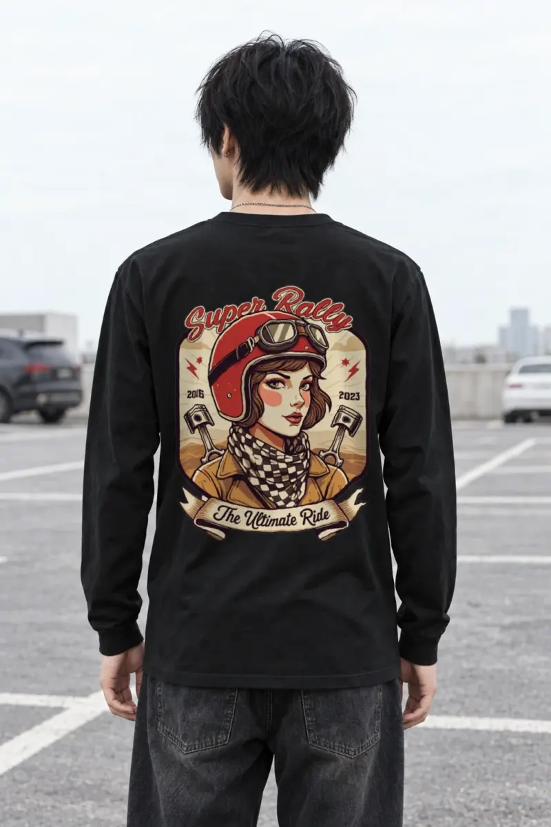 "Super Rally" Unisex Longsleeve T-shirt