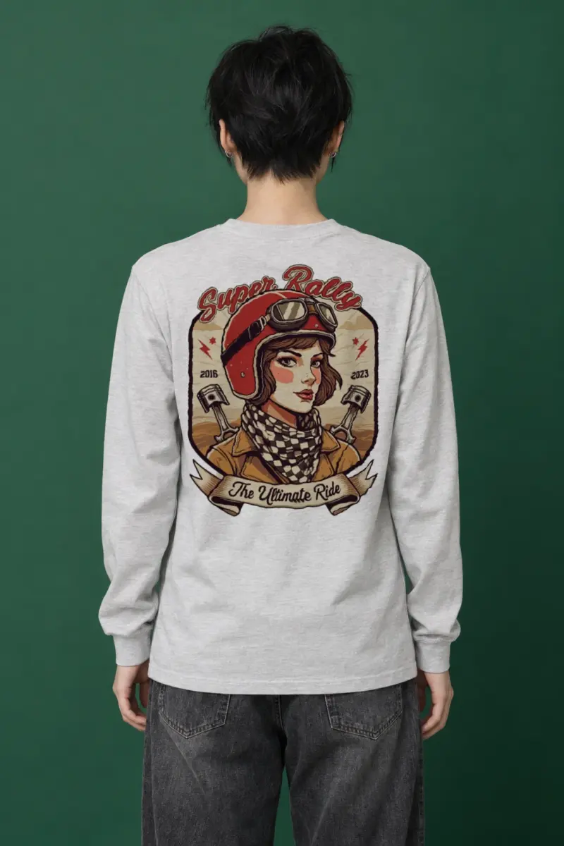 "Super Rally" Unisex Longsleeve T-shirt | Gildan 2400