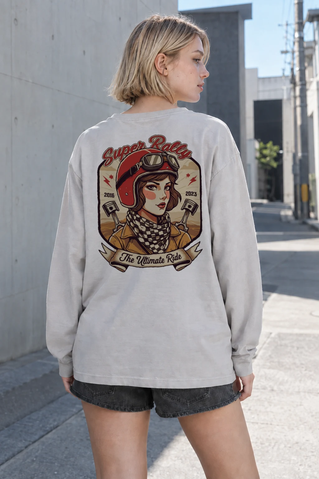 "Super Rally" Unisex Longsleeve T-shirt | Gildan 2400