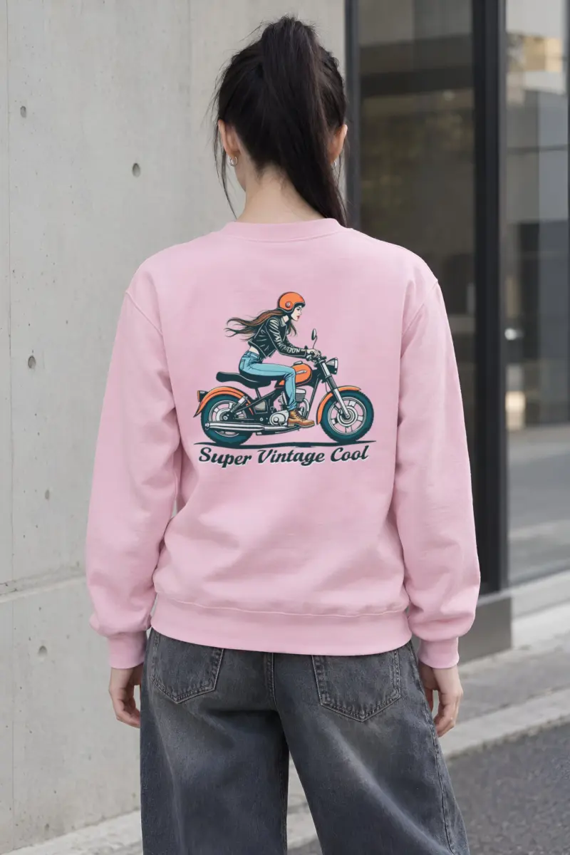 "Super Vintage Cool" Heavy Blend Unisex Crewneck Sweatshirt