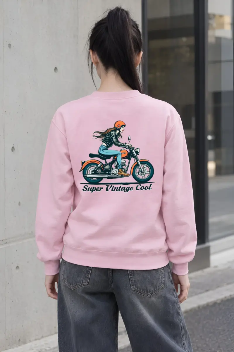 "Super Vintage Cool" Heavy Blend Unisex Crewneck Sweatshirt