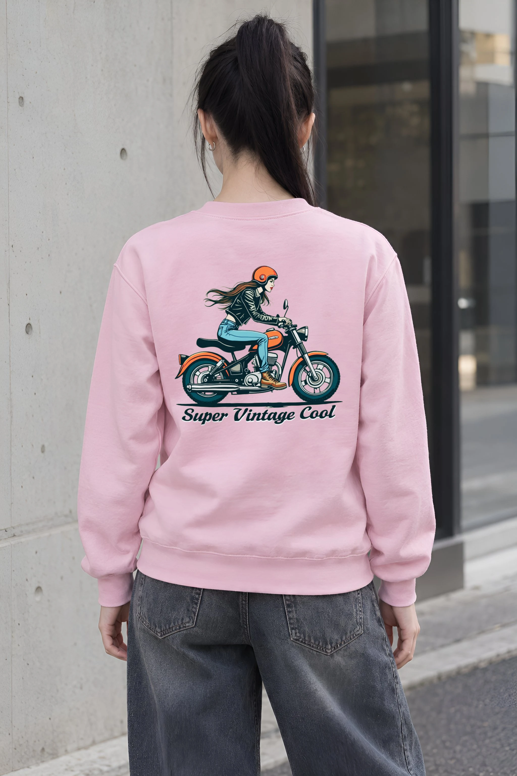 "Super Vintage Cool" Heavy Blend Unisex Crewneck Sweatshirt