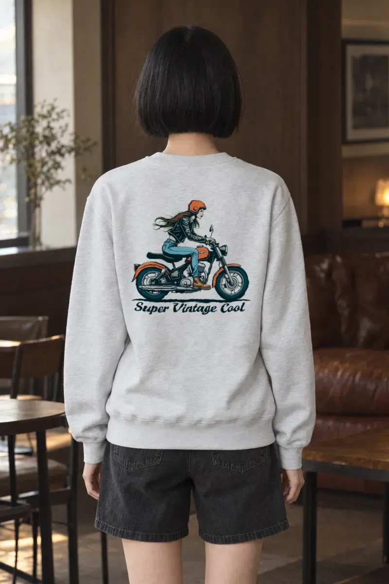 "Super Vintage Cool" Heavy Blend Unisex Crewneck Sweatshirt | Gildan 18000