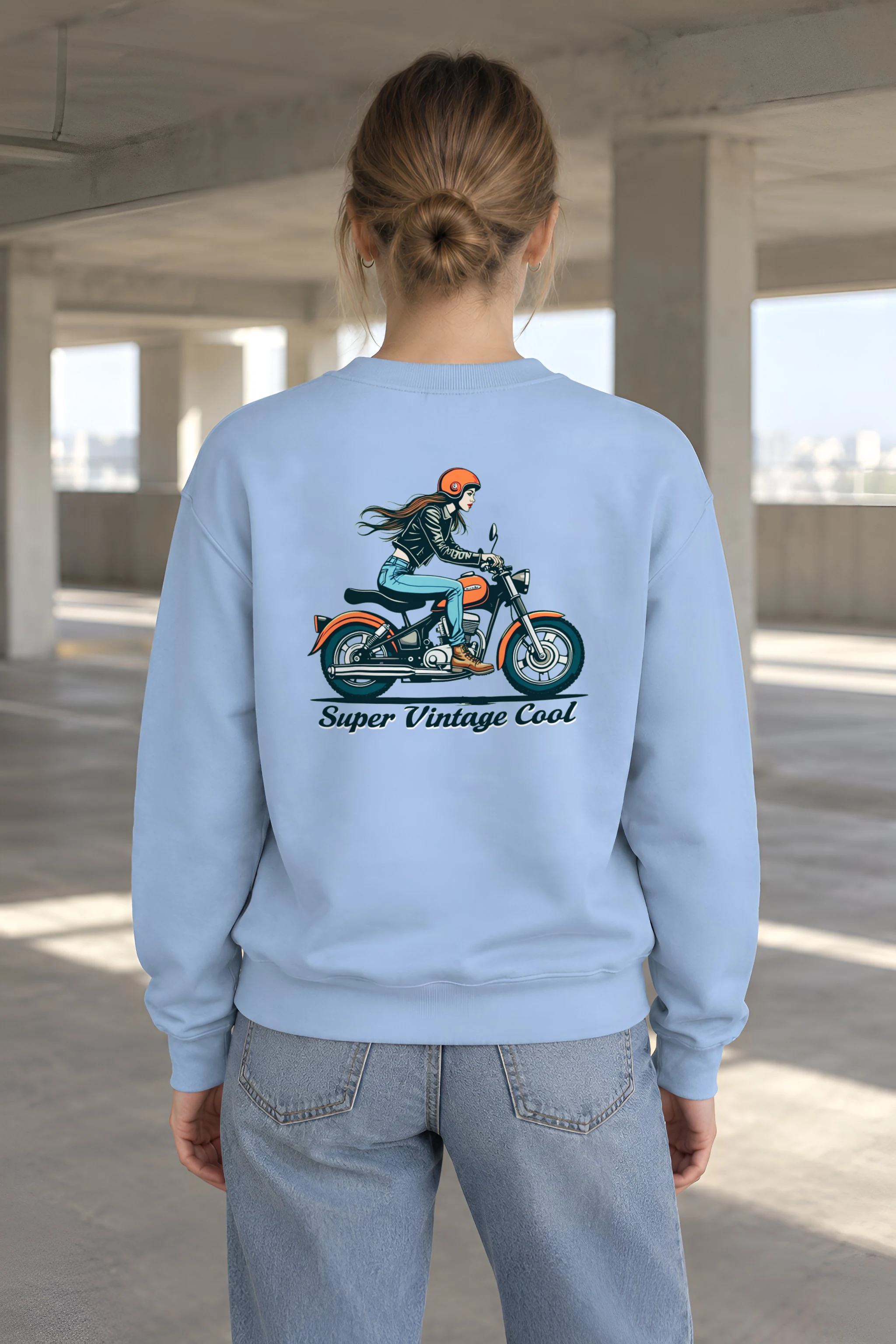 "Super Vintage Cool" 1 Crewneck Sweatshirt