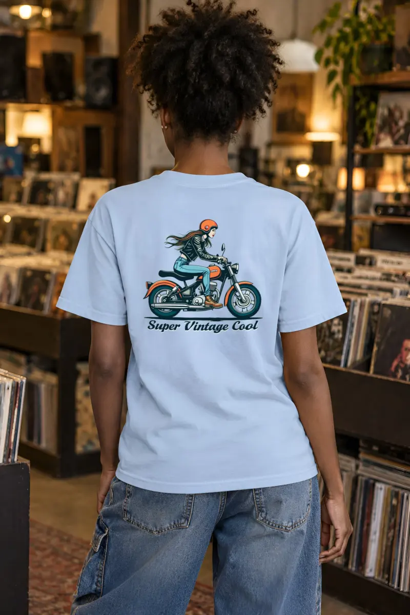 "Super Vintage Cool" Heavyweight Unisex Crewneck T-shirt