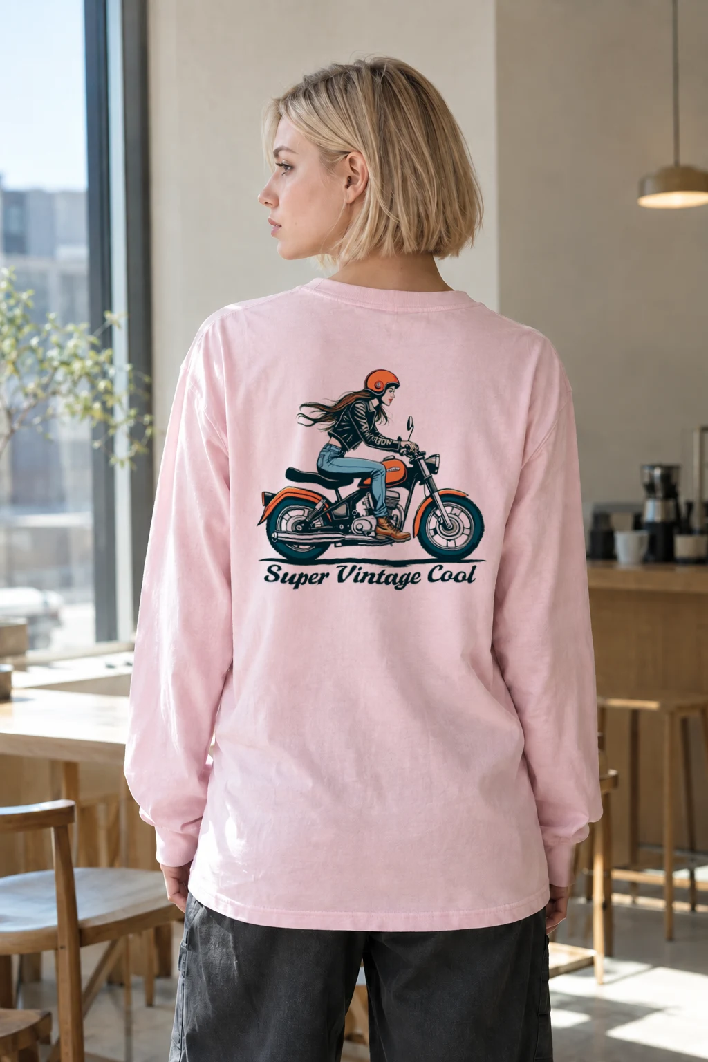 "Super Vintage Cool" Unisex Longsleeve T-shirt | Gildan 2400
