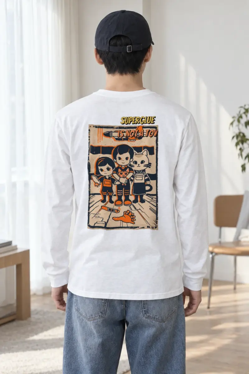 "Superglue Is Not A Toy" Unisex Longsleeve T-shirt