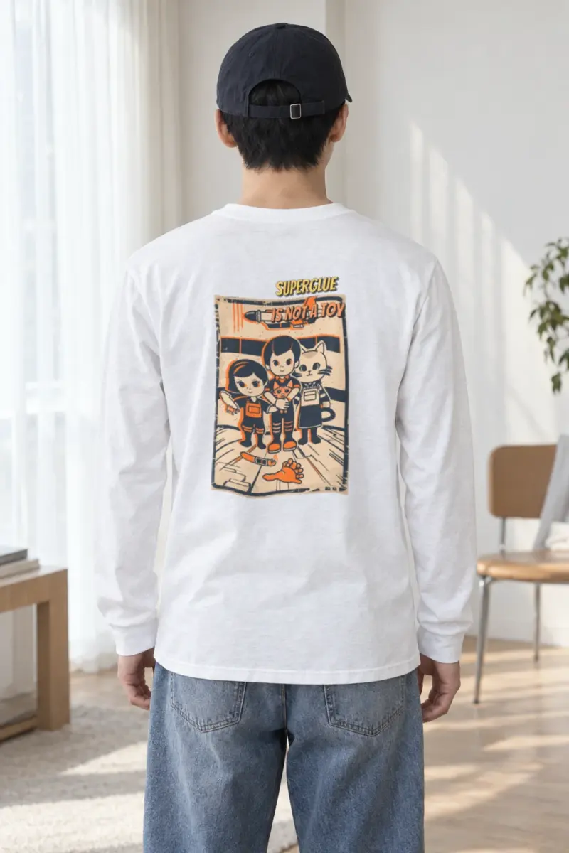 "Superglue Is Not A Toy" Unisex Longsleeve T-shirt