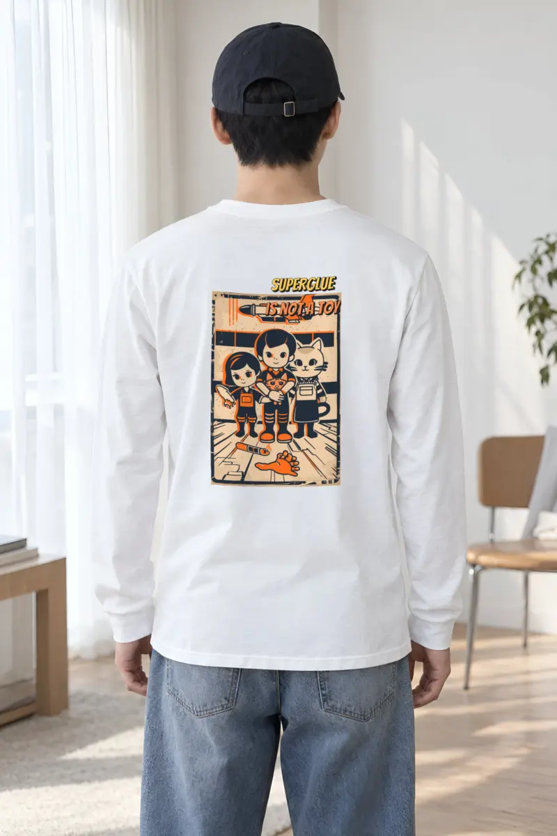 "Superglue Is Not A Toy" Unisex Longsleeve T-shirt