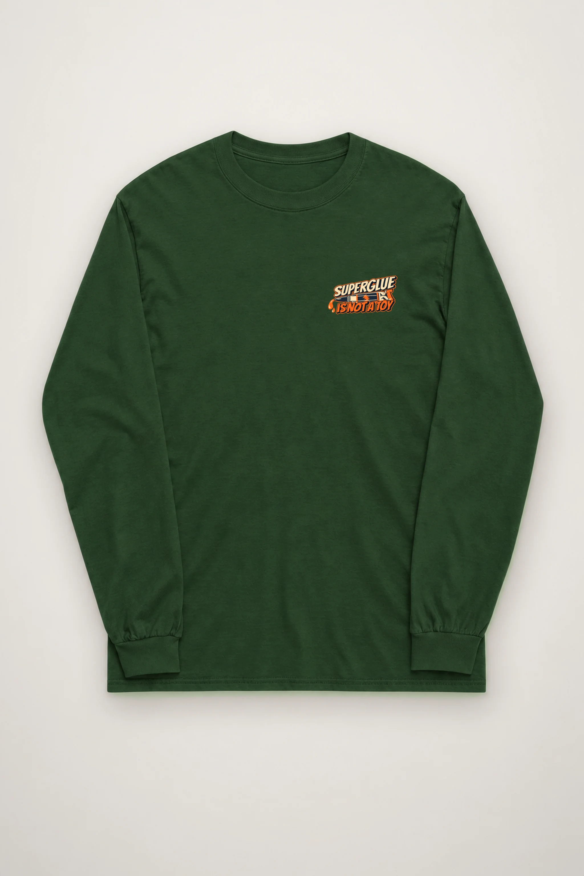 "Superglue Is Not A Toy" Unisex Longsleeve T-shirt