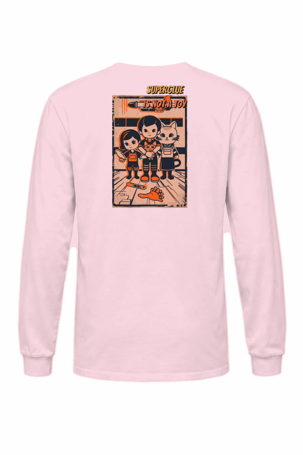 "Superglue Is Not A Toy" Unisex Longsleeve T-shirt | Gildan 2400