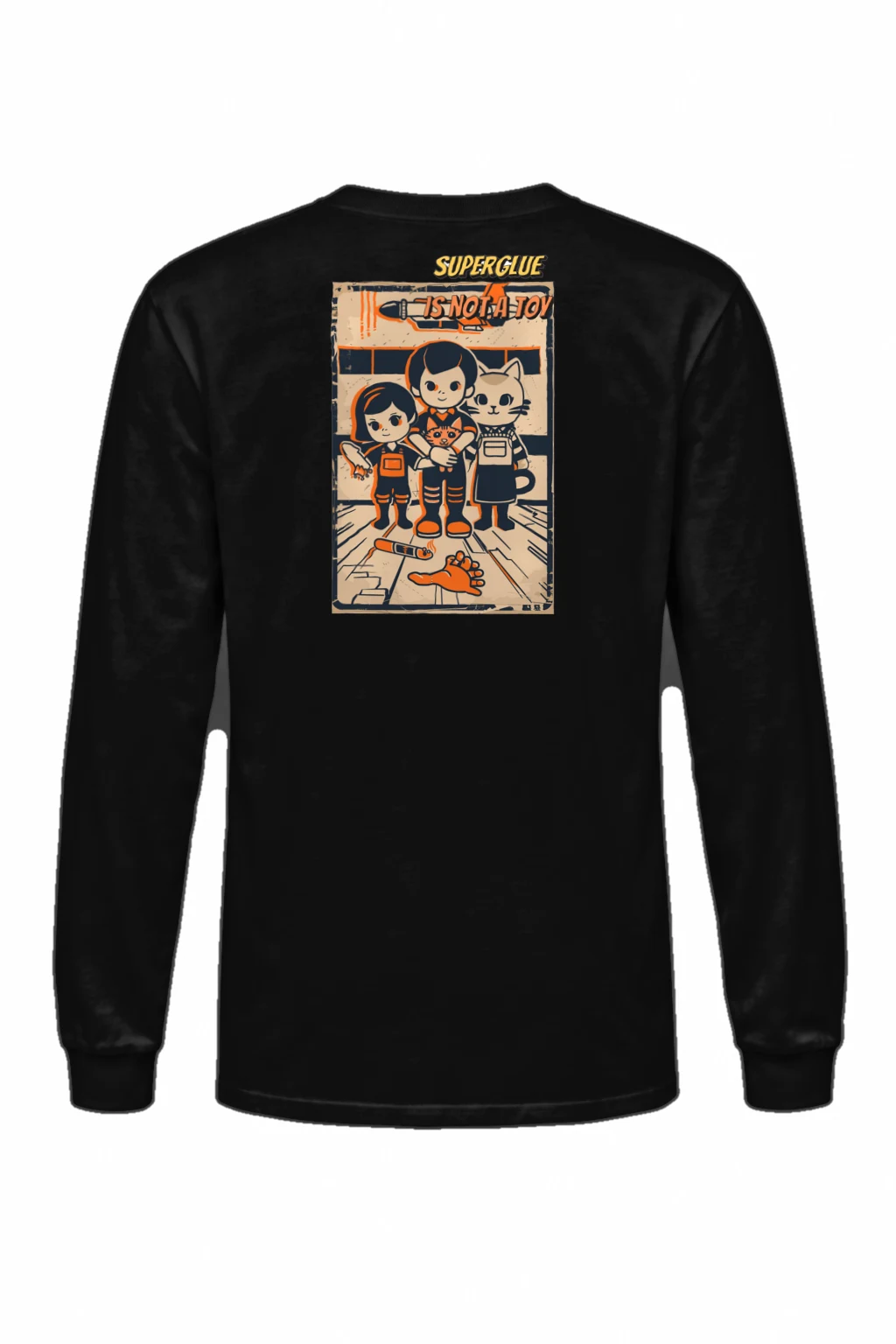 "Superglue Is Not A Toy" Unisex Longsleeve T-shirt | Gildan 2400