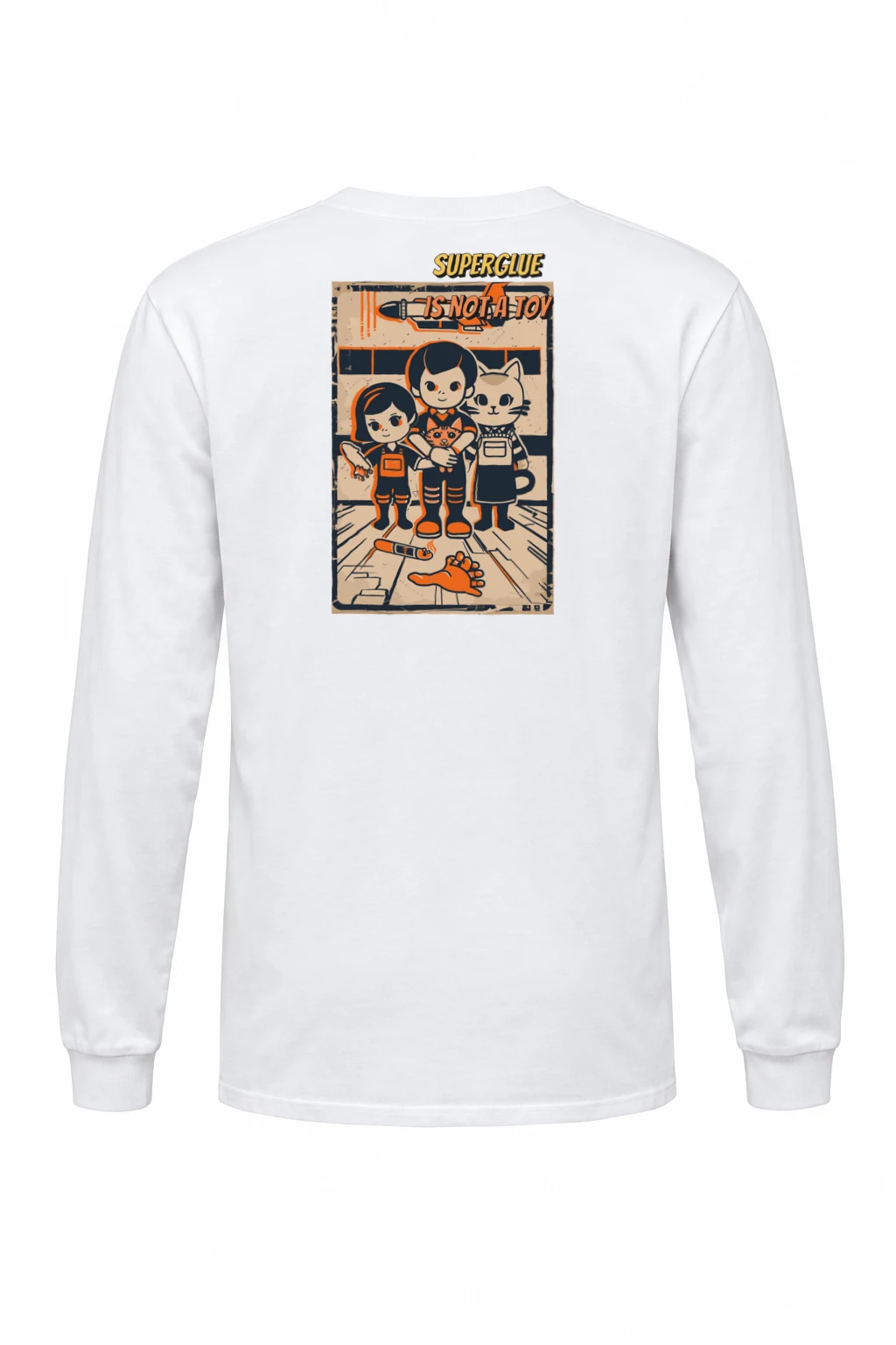 "Superglue Is Not A Toy" Unisex Longsleeve T-shirt | Gildan 2400