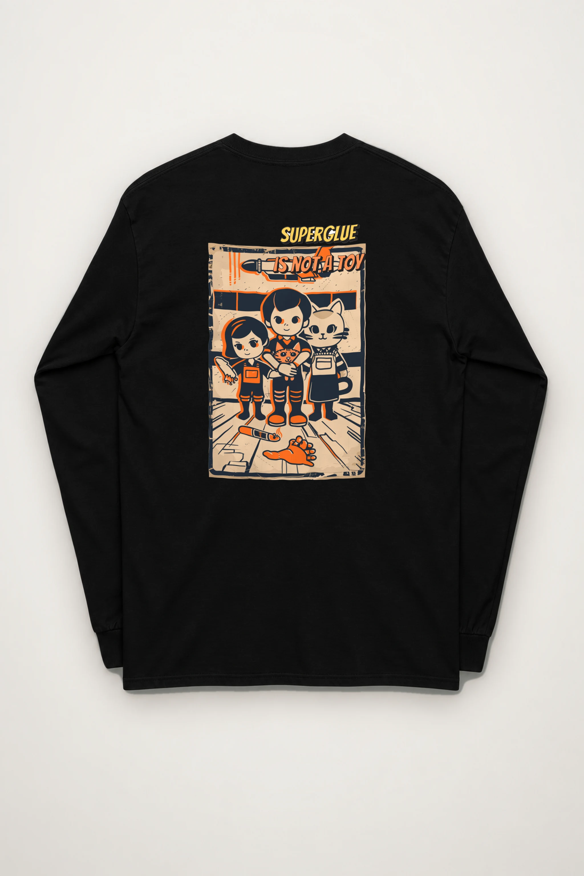 "Superglue Is Not A Toy" Unisex Longsleeve T-shirt