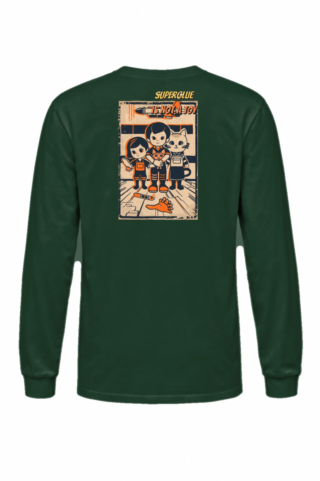 "Superglue Is Not A Toy" Unisex Longsleeve T-shirt | Gildan 2400