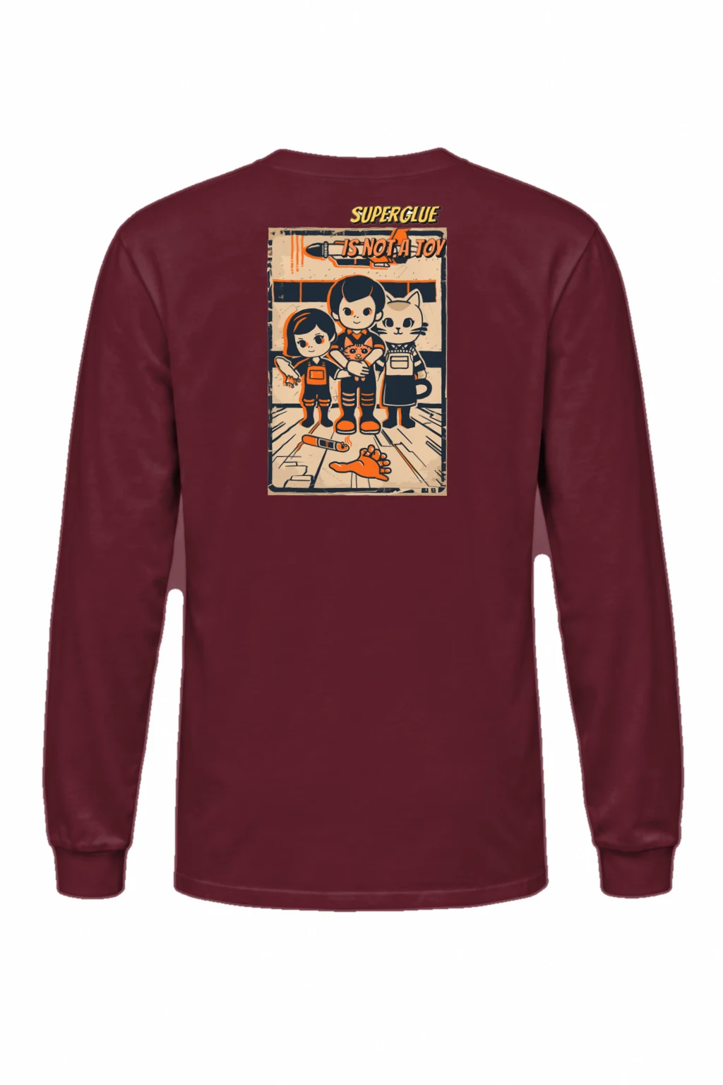 "Superglue Is Not A Toy" Unisex Longsleeve T-shirt | Gildan 2400