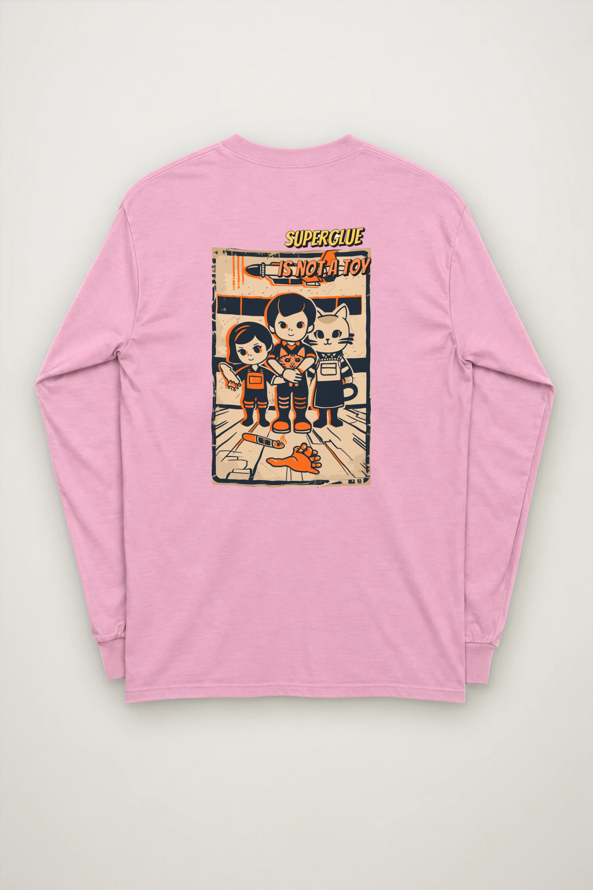 "Superglue Is Not A Toy" Unisex Longsleeve T-shirt