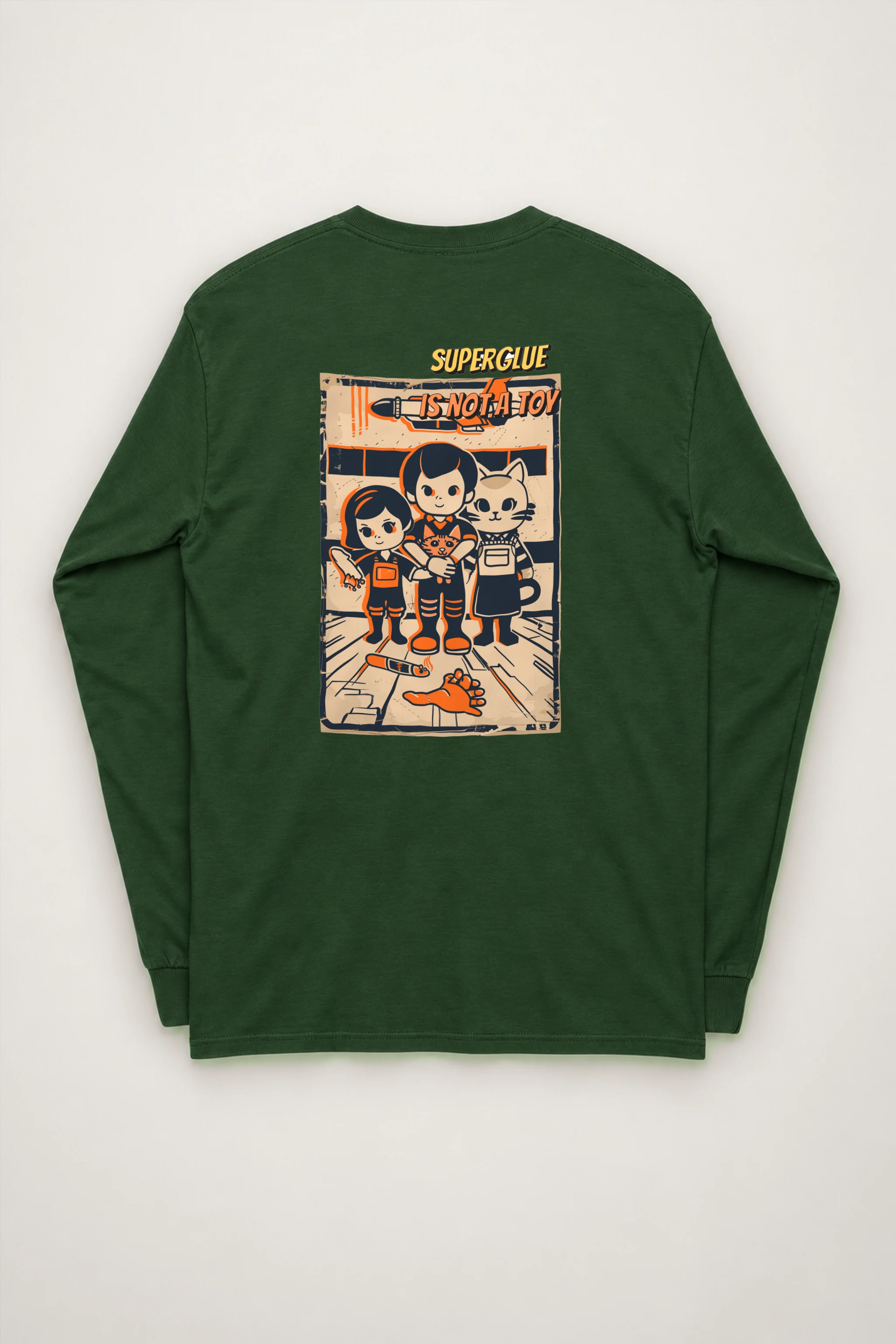 "Superglue Is Not A Toy" Unisex Longsleeve T-shirt