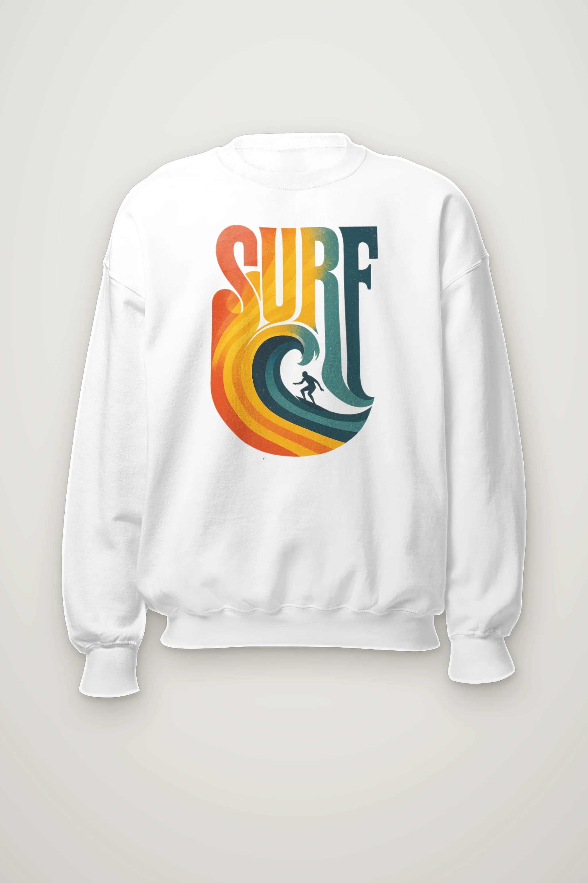 "Surf Break" Heavy Blend Unisex Crewneck Sweatshirt