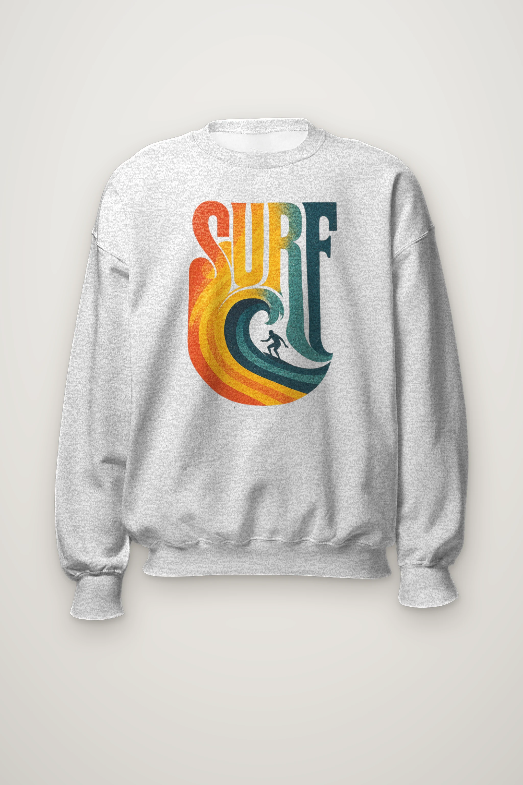 "Surf Break" Heavy Blend Unisex Crewneck Sweatshirt