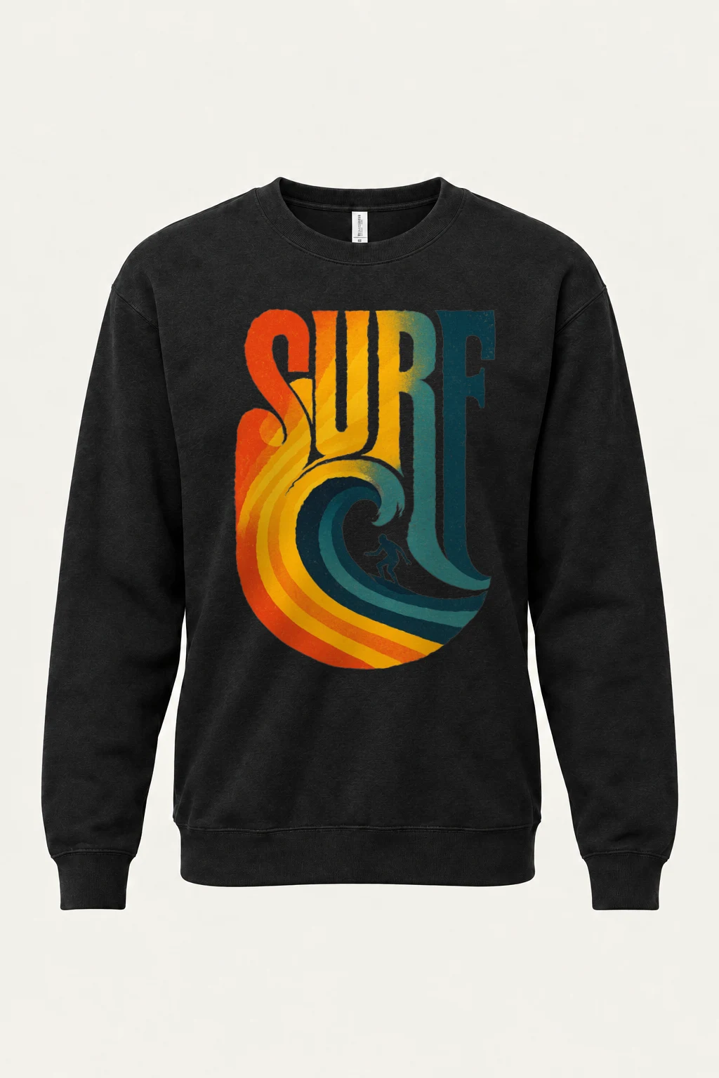 "Surf Break" Heavy Blend Unisex Crewneck Sweatshirt | Gildan 18000