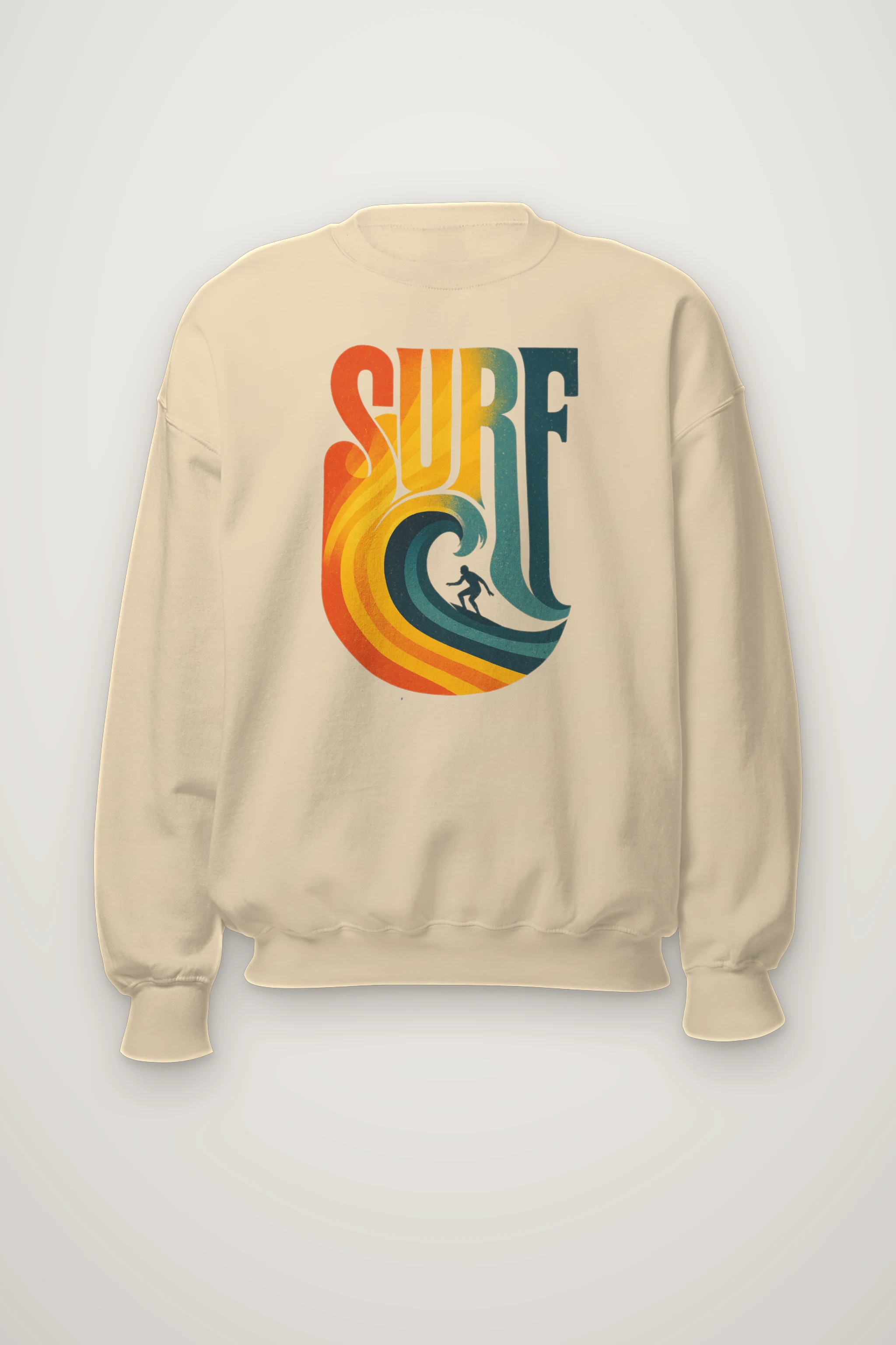 "Surf Break" Heavy Blend Unisex Crewneck Sweatshirt