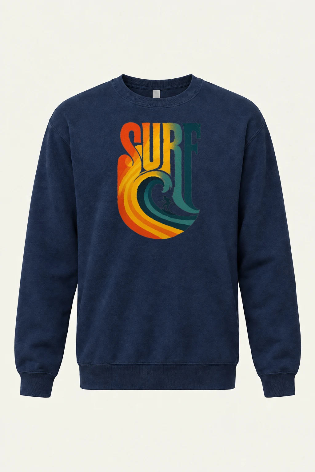 "Surf Break" Heavy Blend Unisex Crewneck Sweatshirt | Gildan 18000