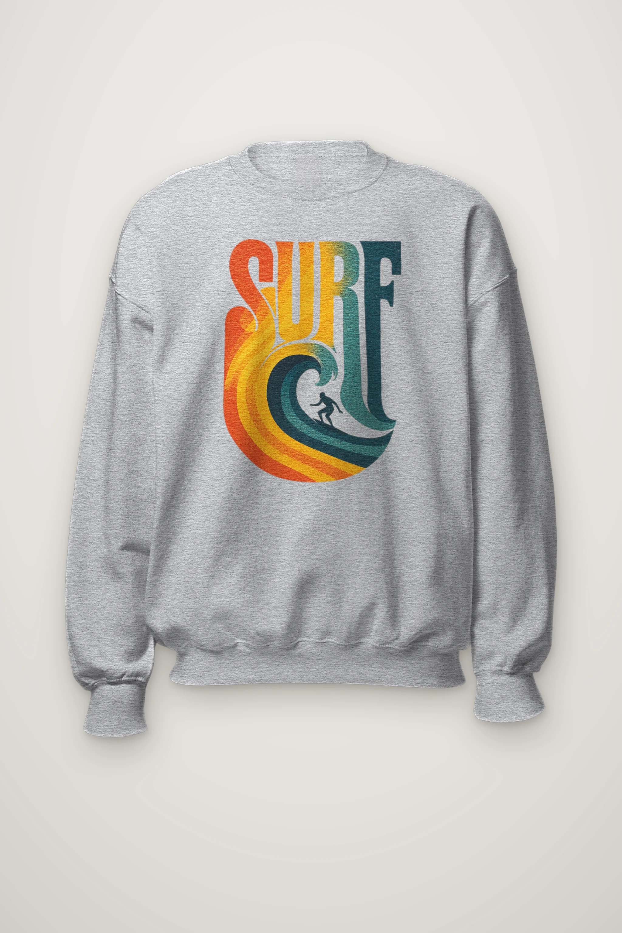 "Surf Break" Heavy Blend Unisex Crewneck Sweatshirt