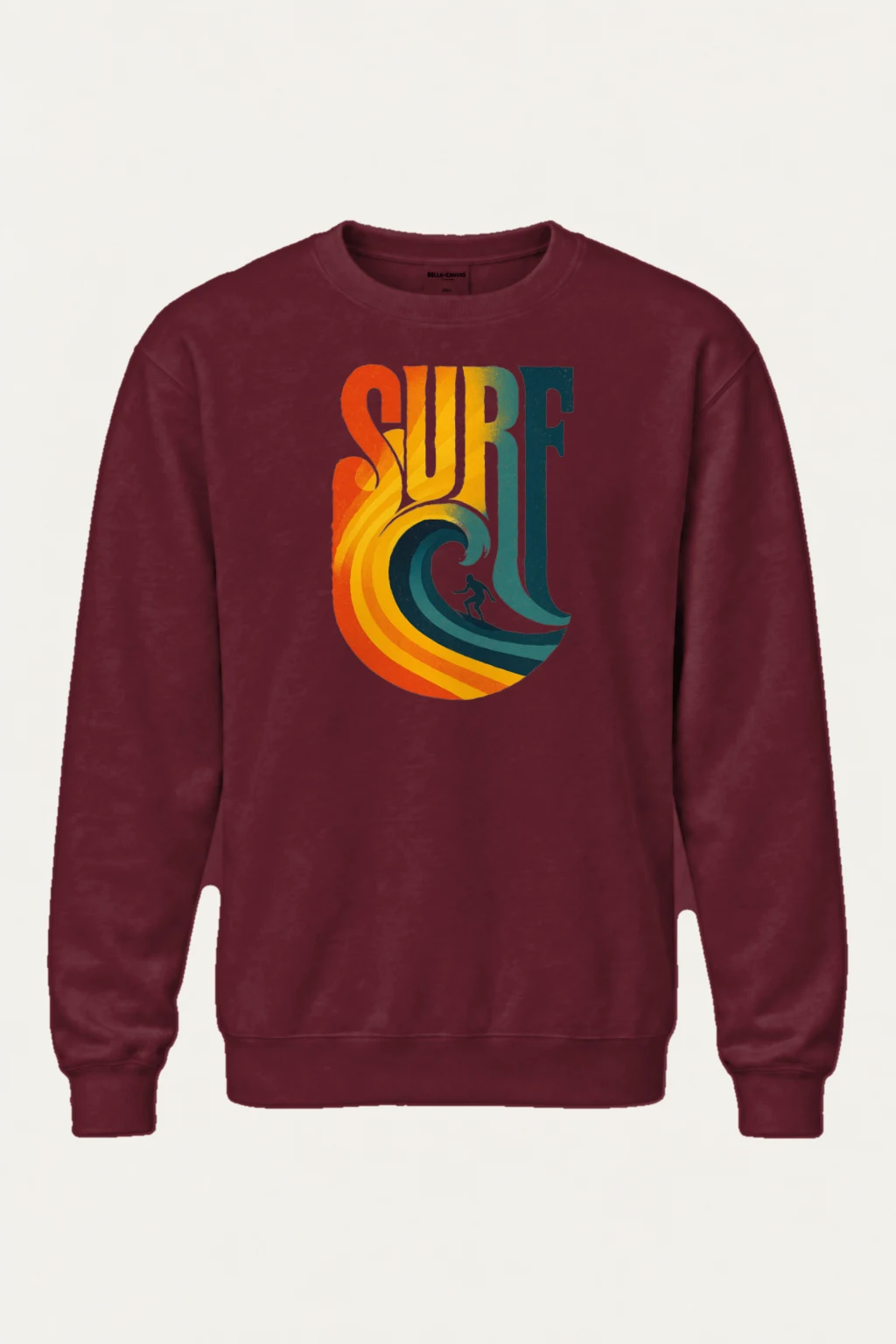 "Surf Break" Heavy Blend Unisex Crewneck Sweatshirt | Gildan 18000