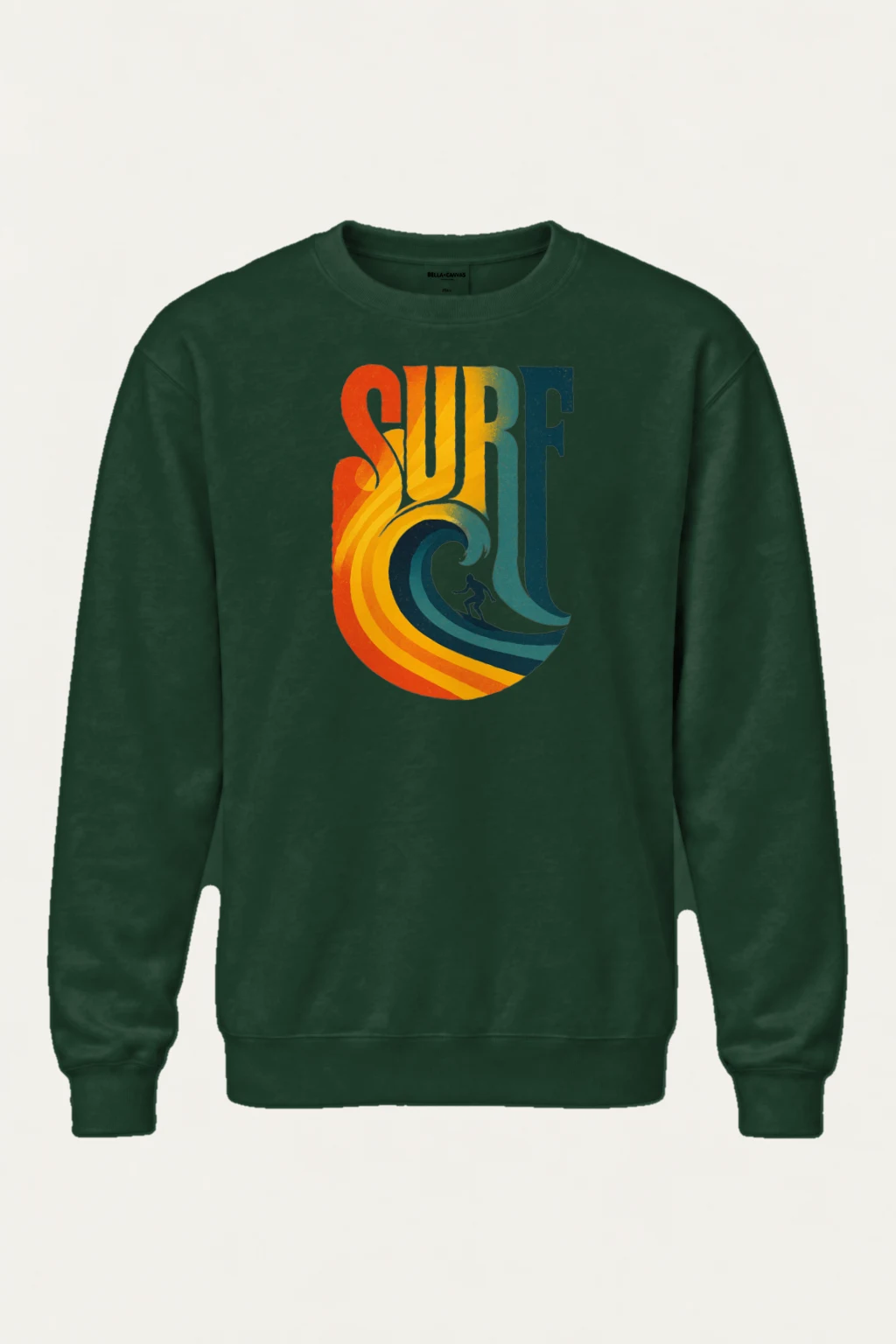 "Surf Break" Heavy Blend Unisex Crewneck Sweatshirt | Gildan 18000