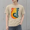 "Surf Break" Heavyweight Unisex Crewneck T-shirt