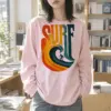 "Surf Break Poster" Unisex Longsleeve T-shirt | Gildan 2400