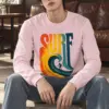"Surf Break Poster" Unisex Longsleeve T-shirt