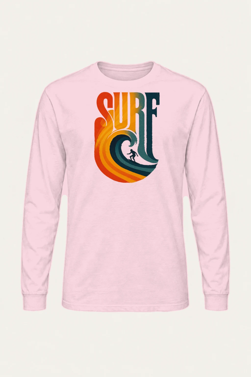 "Surf Break Poster" Unisex Longsleeve T-shirt | Gildan 2400