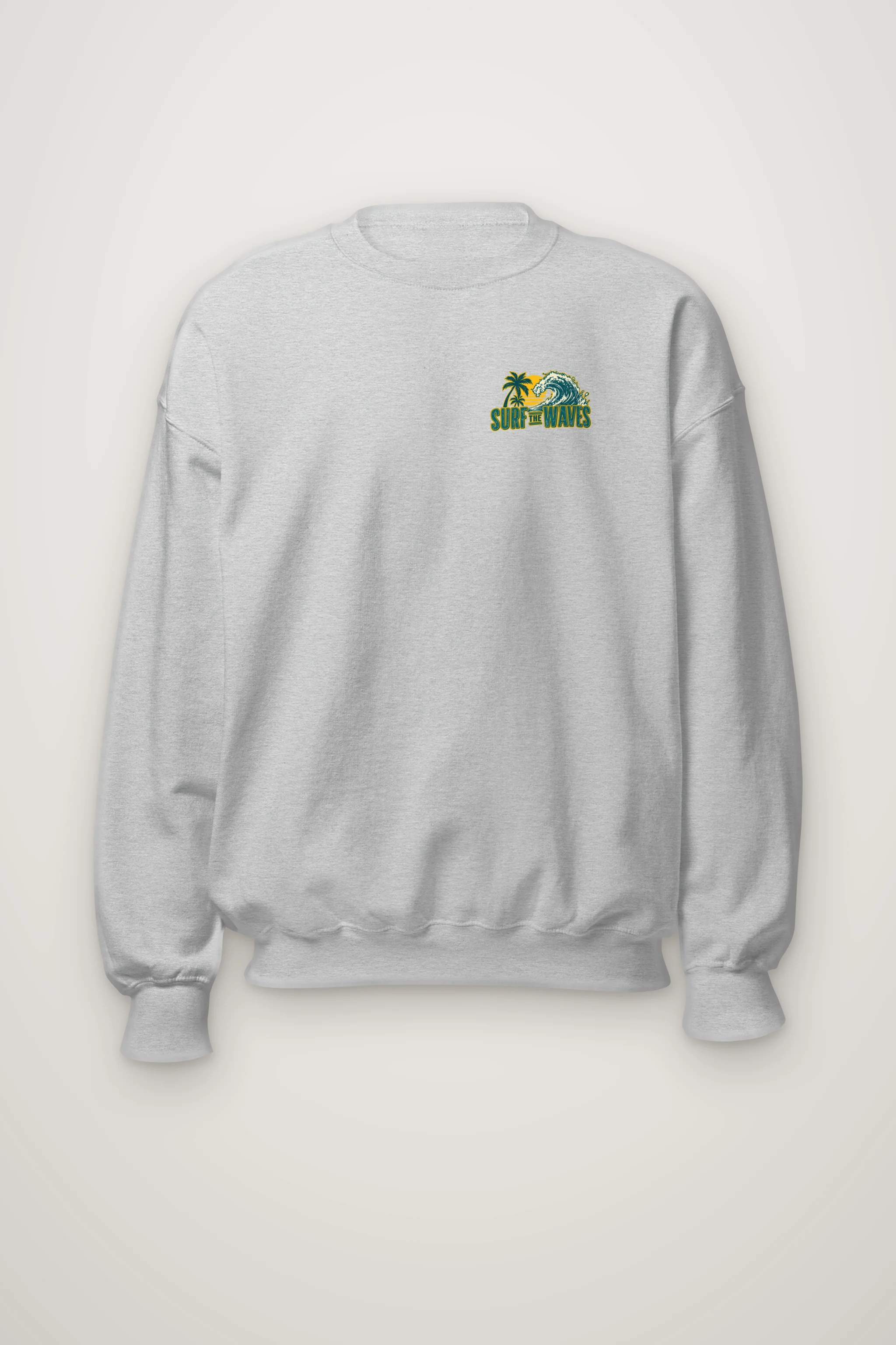 "Surf The Waves" Heavy Blend Unisex Crewneck Sweatshirt