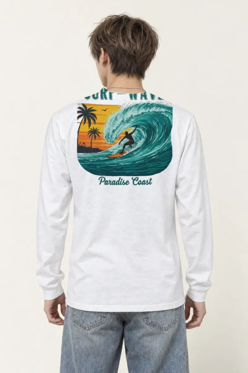 "Surf The Waves" Unisex Longsleeve T-shirt