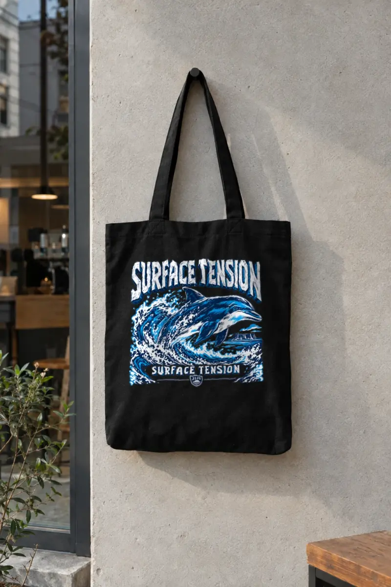 “Surface Tension” Classic Cotton Tote Bag