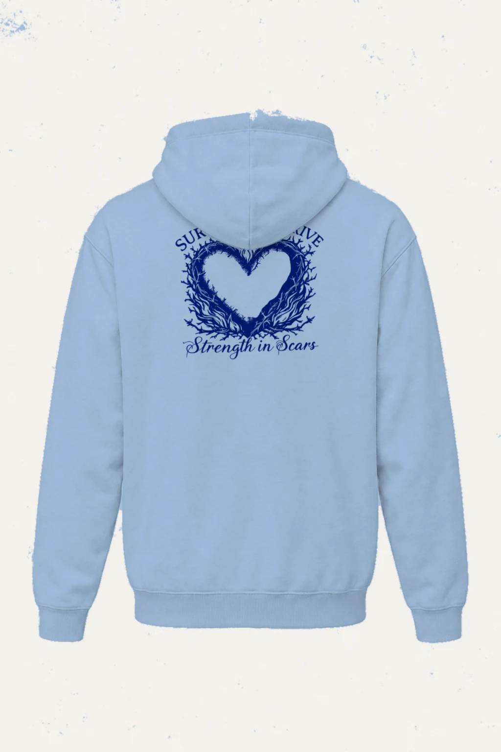 "Survive And Thrive" Heavy Blend Unisex Pullover Hoodie | Gildan 18500