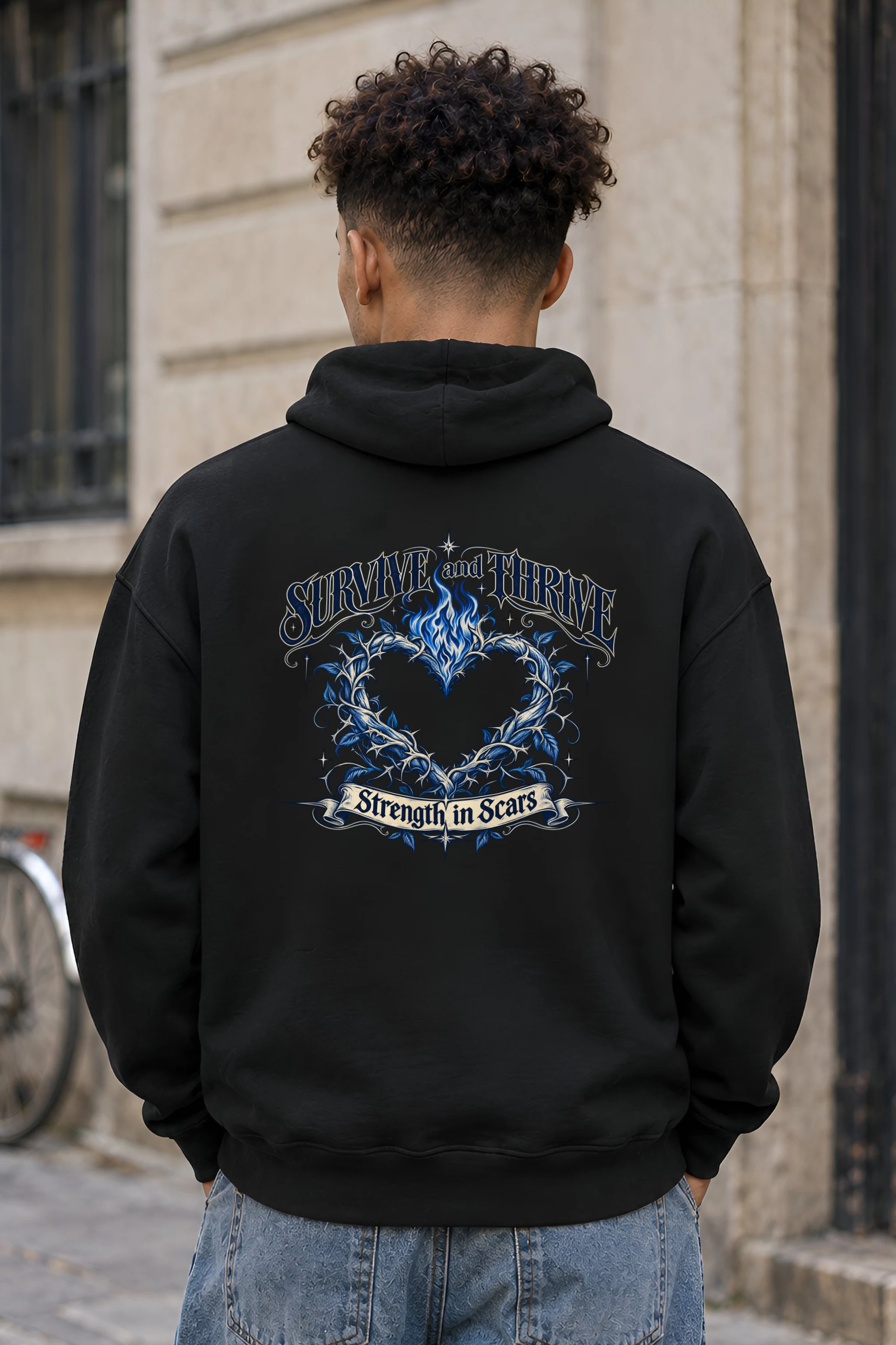 "Survive and Thrive" 1 Pullover Hoodie