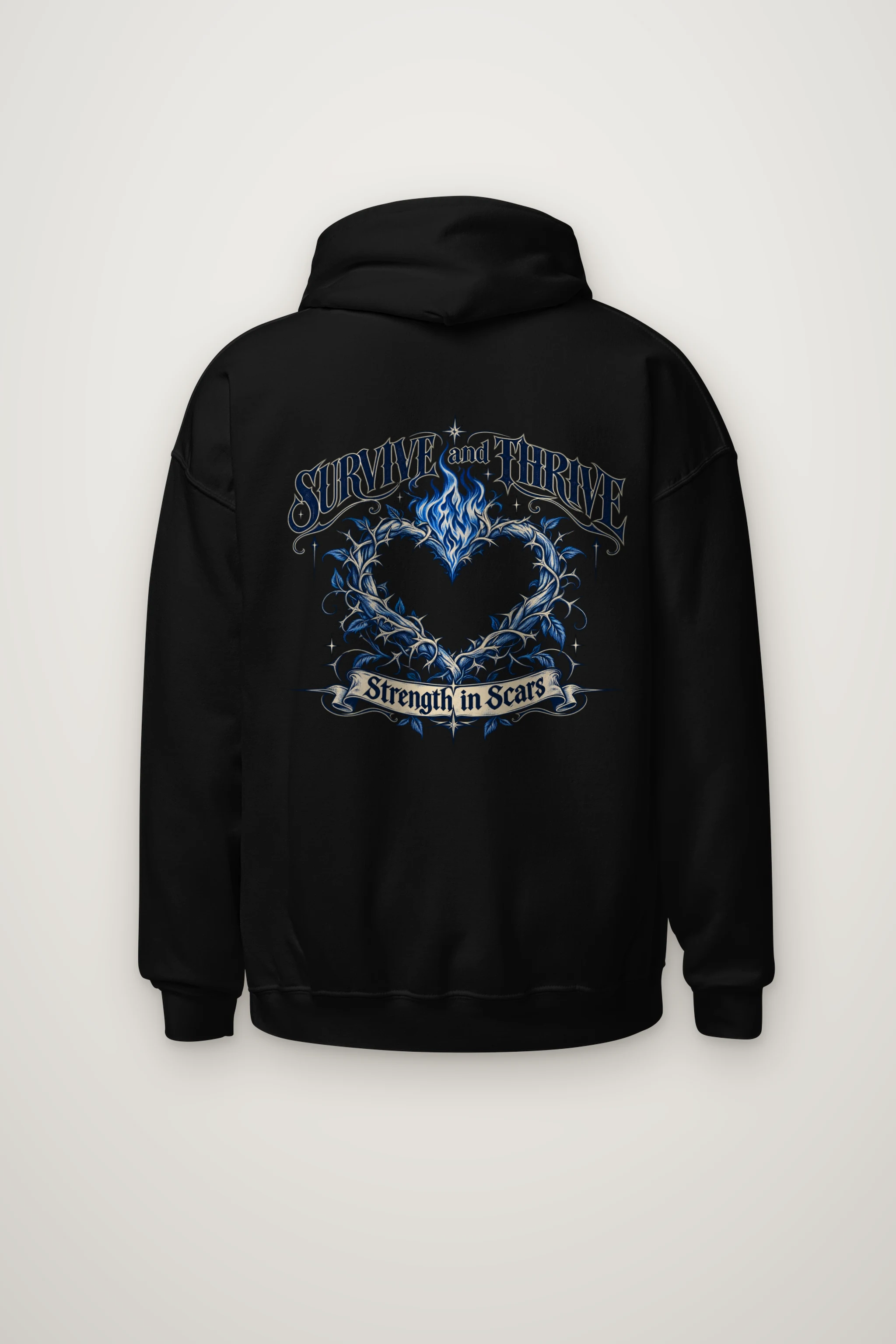"Survive and Thrive" Heavy Blend Unisex Pullover Hoodie
