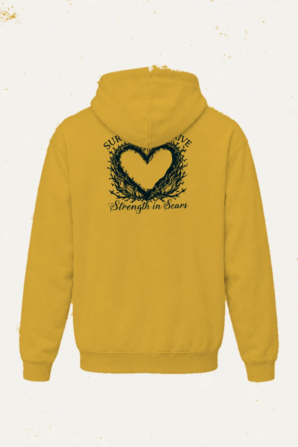 "Survive And Thrive" Heavy Blend Unisex Pullover Hoodie | Gildan 18500