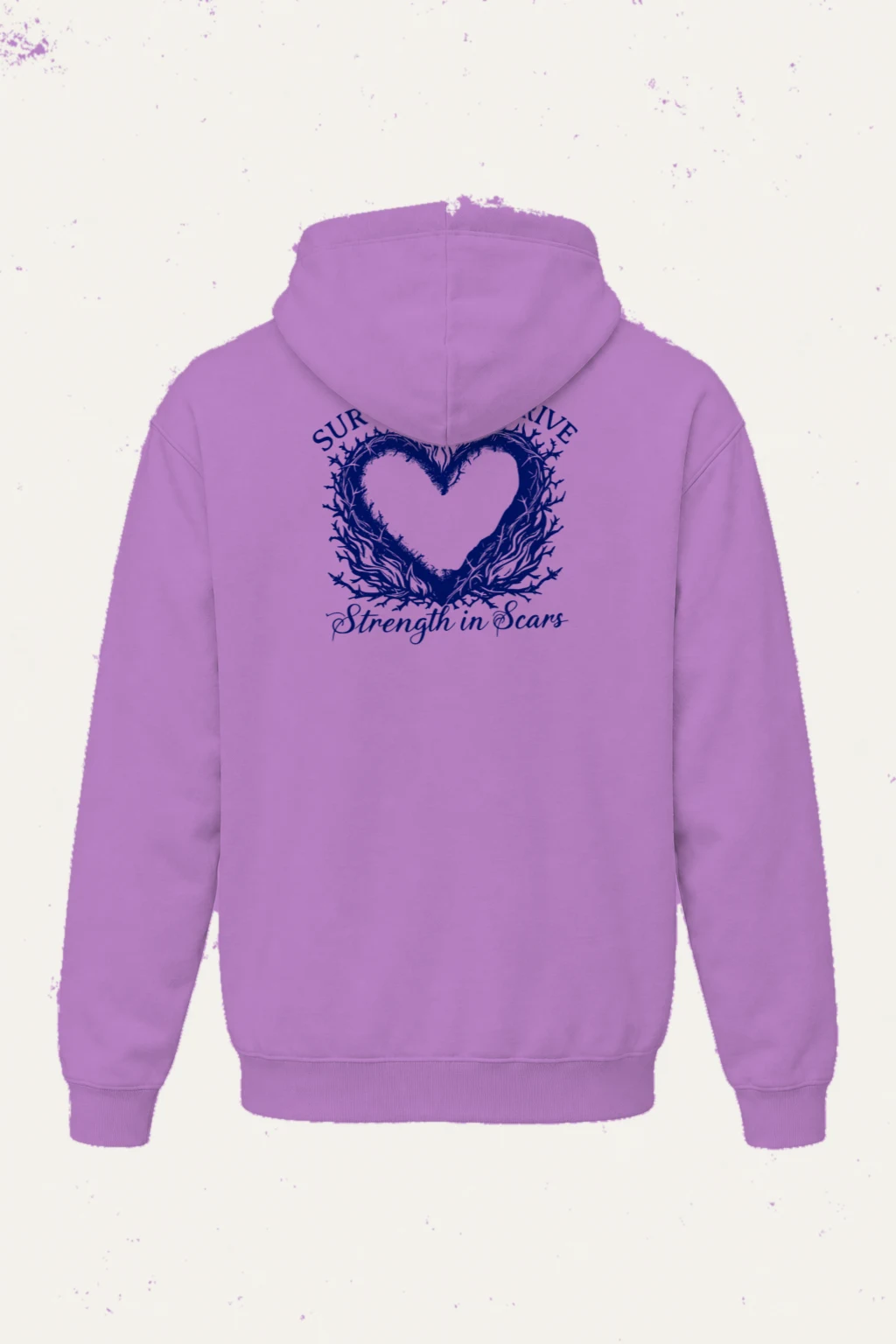 "Survive And Thrive" Heavy Blend Unisex Pullover Hoodie | Gildan 18500