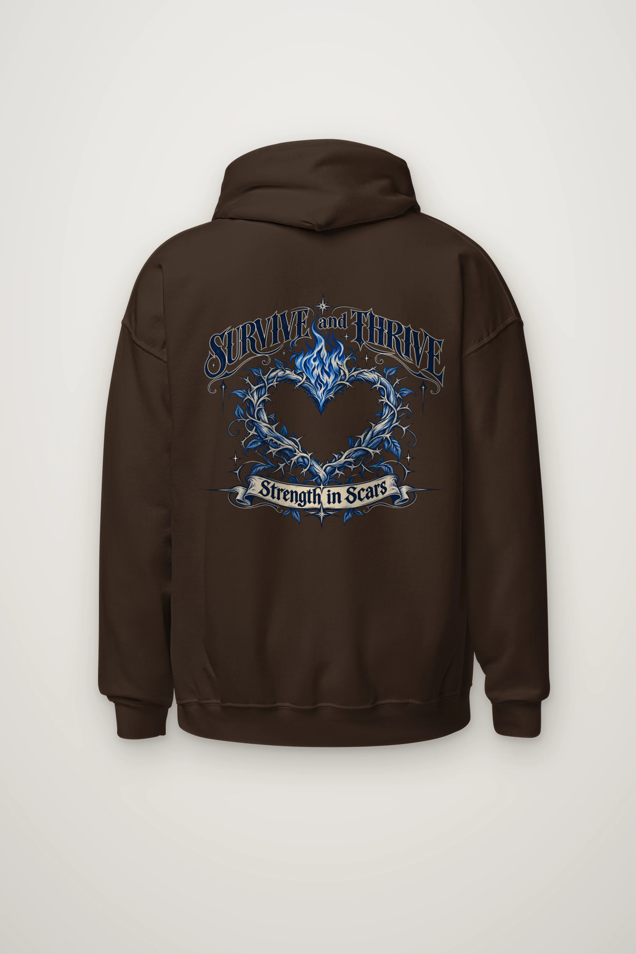 "Survive and Thrive" Heavy Blend Unisex Pullover Hoodie