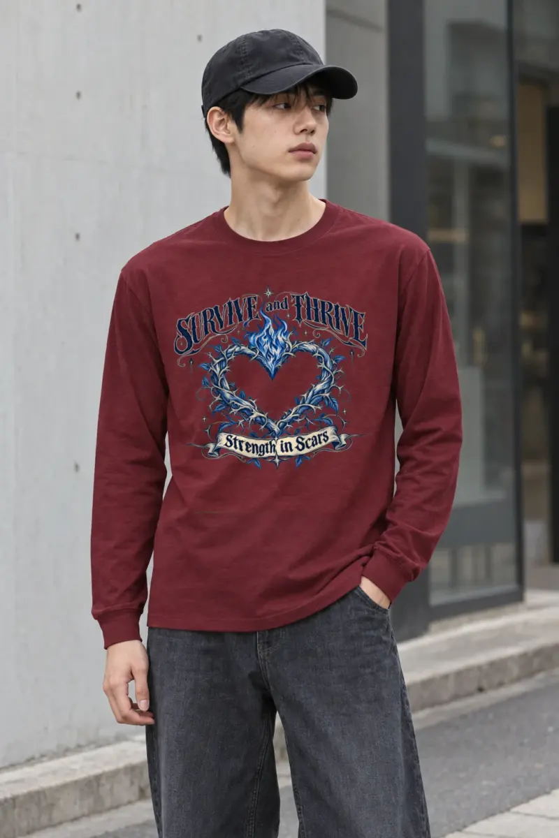 "Survive And Thrive" Unisex Longsleeve T-shirt