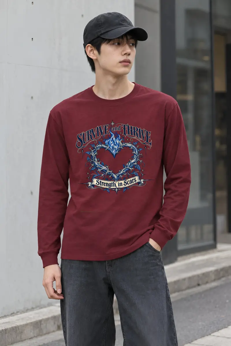 "Survive And Thrive" Unisex Longsleeve T-shirt