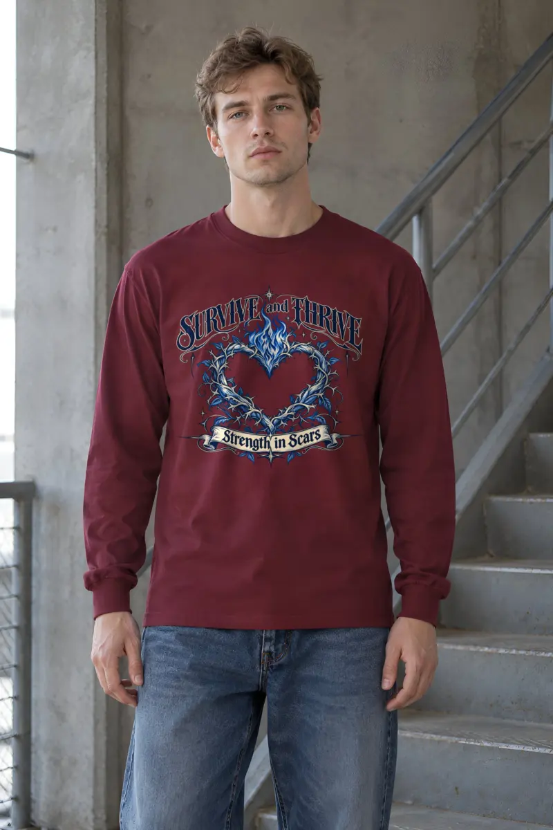 "Survive And Thrive" Unisex Longsleeve T-shirt